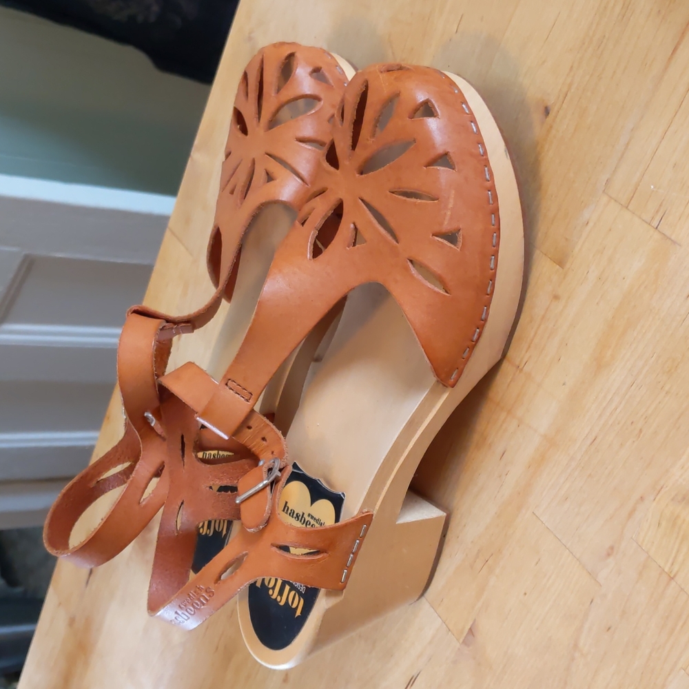 Swedish Hasbeens Lacy Platform sandal